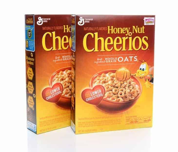 Are honey nut outlet cheerios bad for dogs